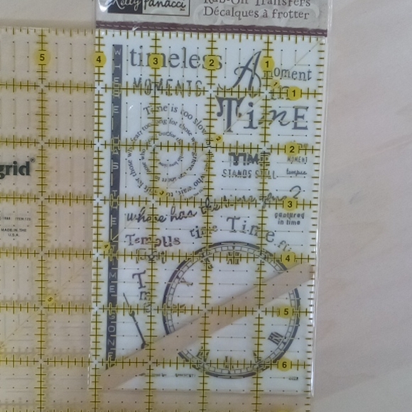 2/$15 Time Rub-on Transfers Kelly Panacci 067901137174 - Picture 4 of 5